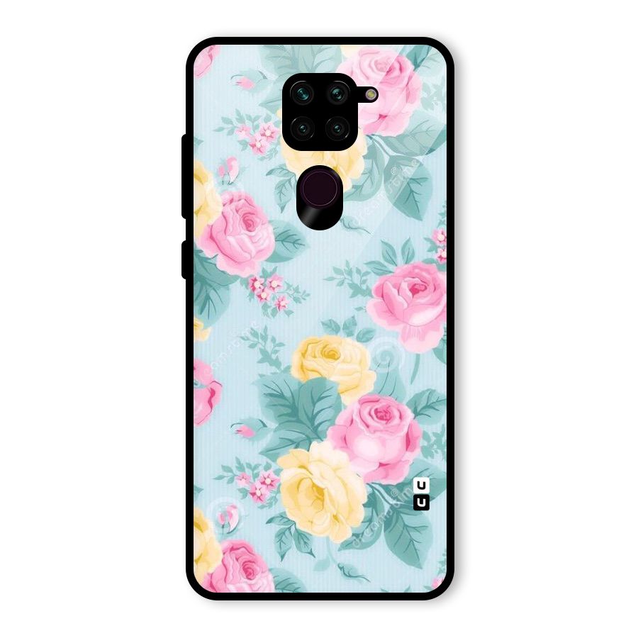 Vintage Pastels Glass Back Case for Redmi Note 9