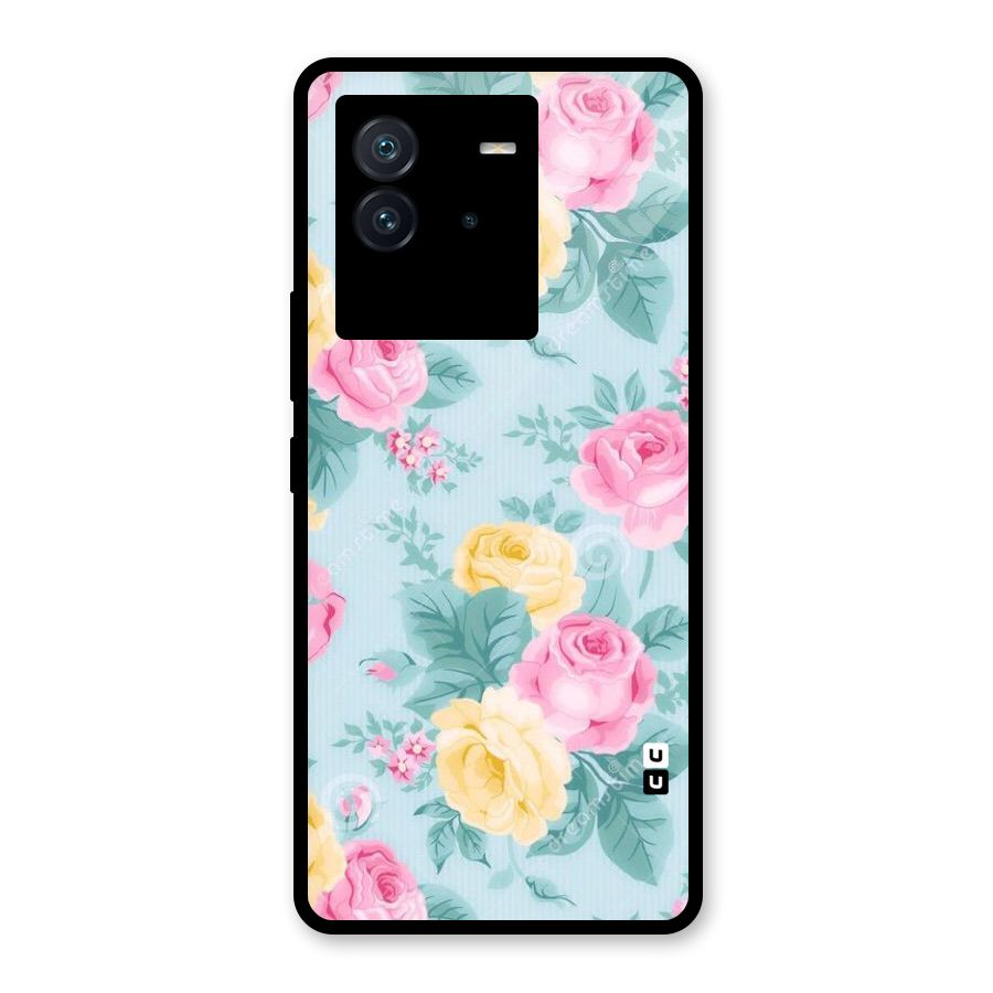 Vintage Pastels Glass Back Case for Vivo iQOO Neo 6 5G