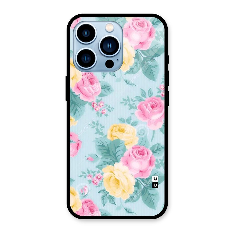 Vintage Pastels Glass Back Case for iPhone 13 Pro