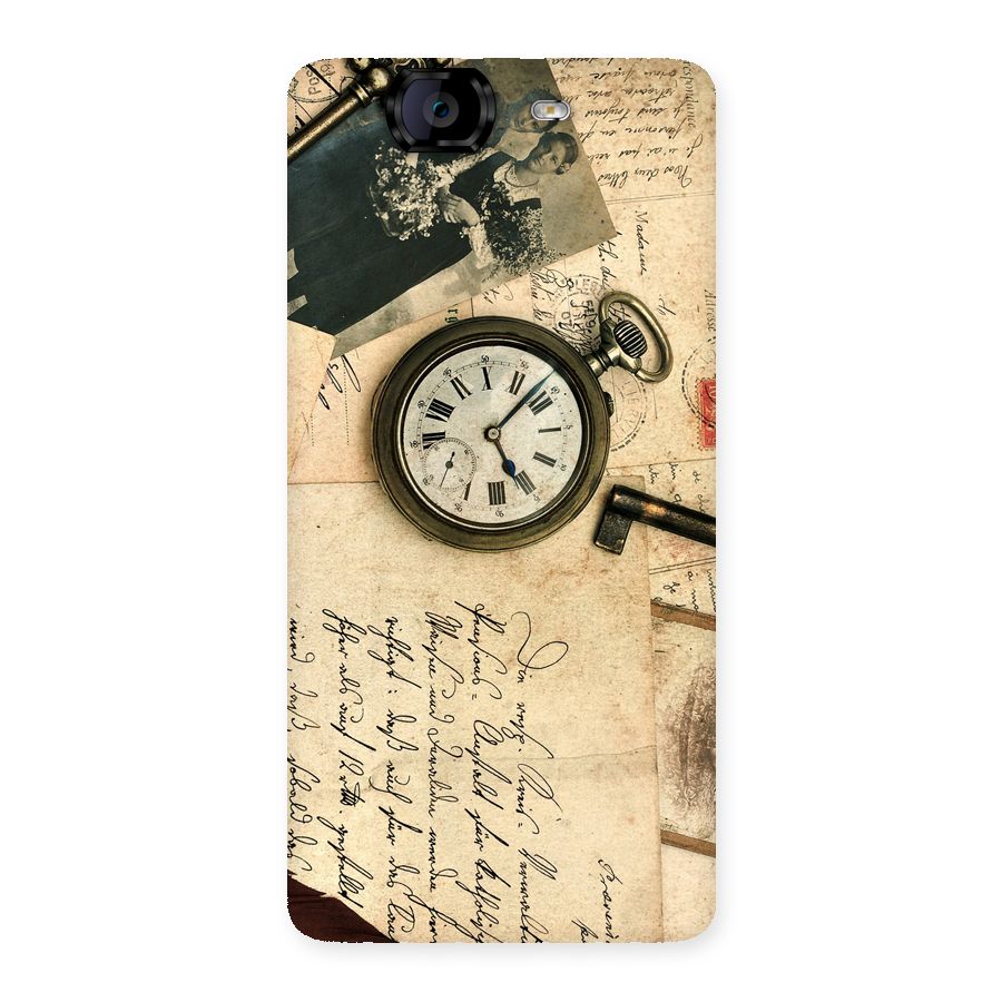 Vintage Post Cards Back Case for Canvas Knight A350