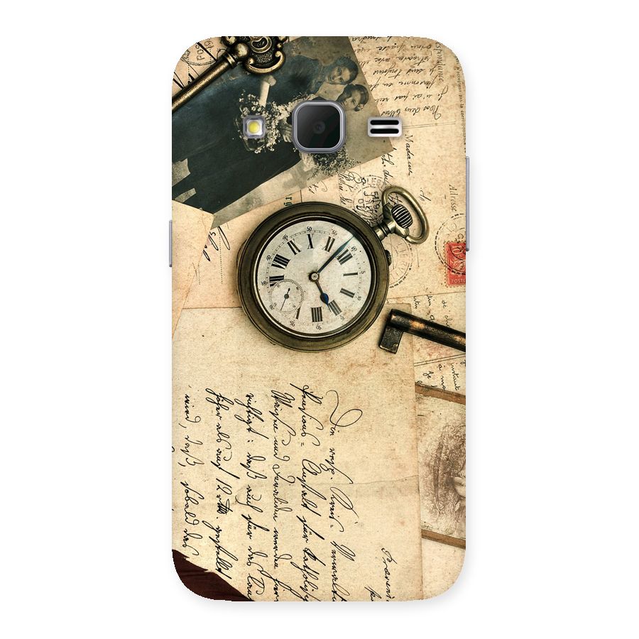 Vintage Post Cards Back Case for Galaxy Core Prime