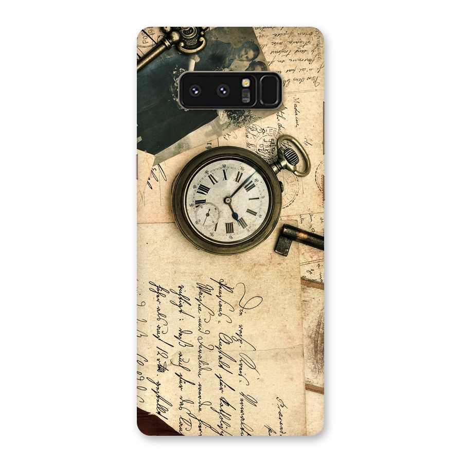 Vintage Post Cards Back Case for Galaxy Note 8