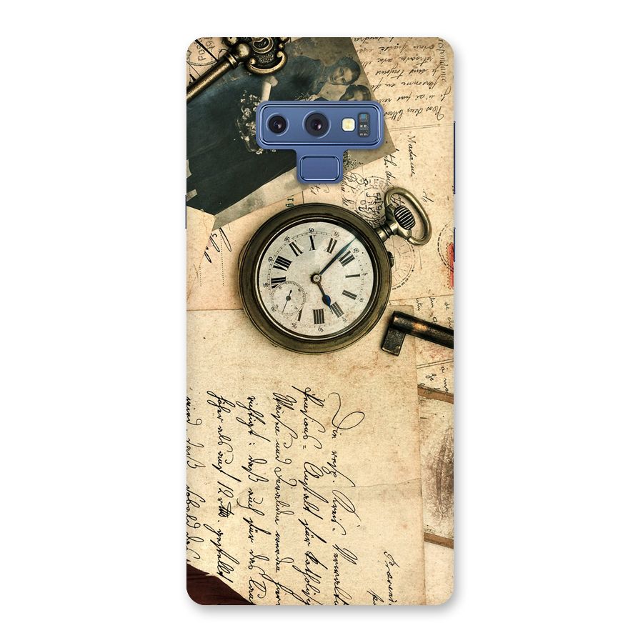 Vintage Post Cards Back Case for Galaxy Note 9