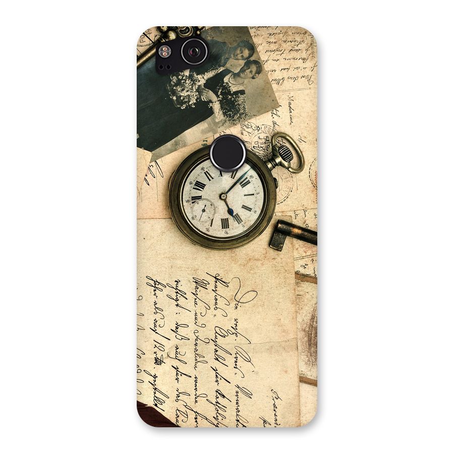 Vintage Post Cards Back Case for Google Pixel 2