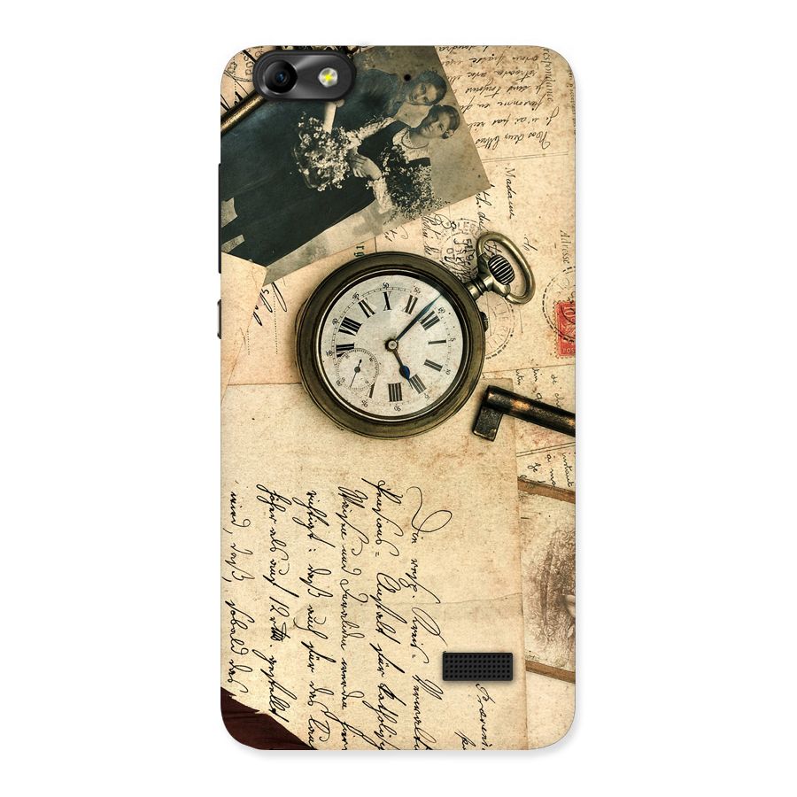 Vintage Post Cards Back Case for Honor 4C