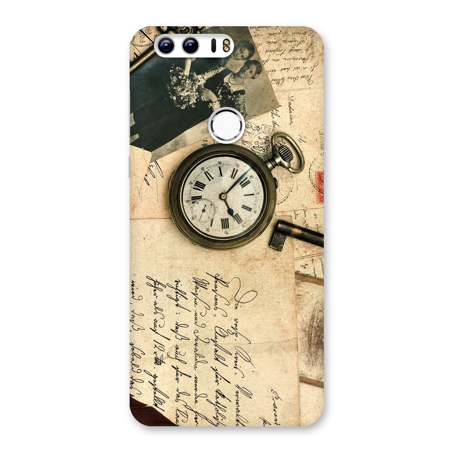 Vintage Post Cards Back Case for Honor 8