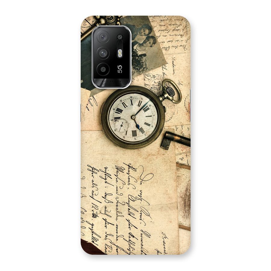 Vintage Post Cards Back Case for Oppo F19 Pro Plus 5G