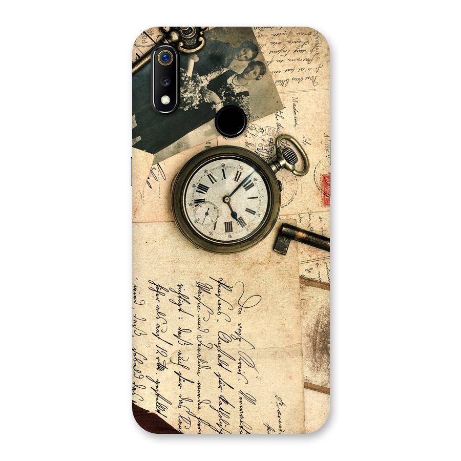 Vintage Post Cards Back Case for Realme 3