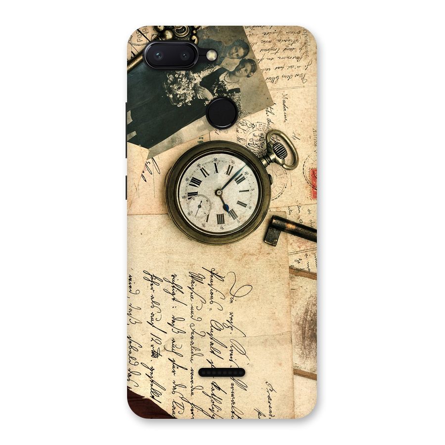 Vintage Post Cards Back Case for Redmi 6