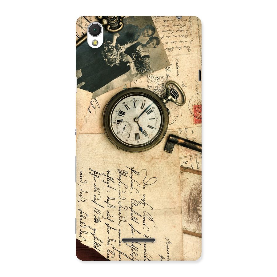 Vintage Post Cards Back Case for Sony Xperia T3