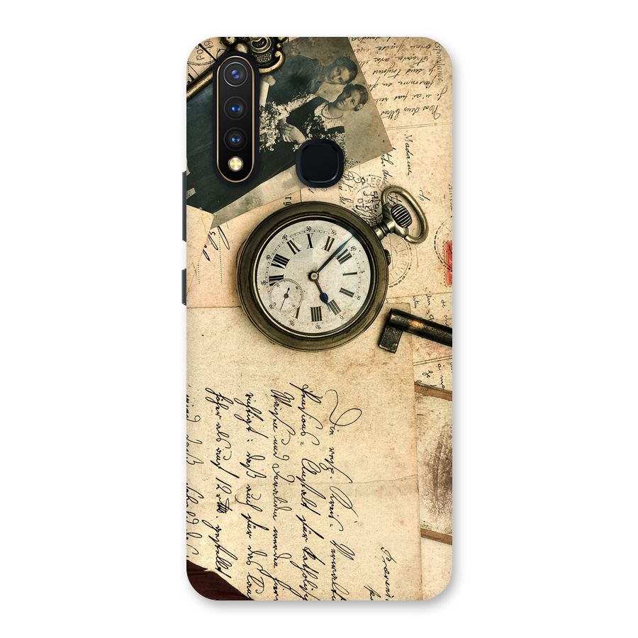 Vintage Post Cards Back Case for Vivo U20
