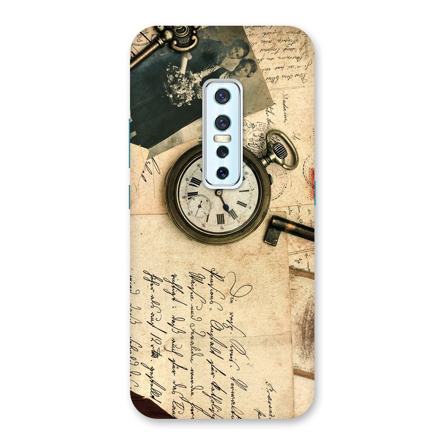 Vintage Post Cards Back Case for Vivo V17 Pro
