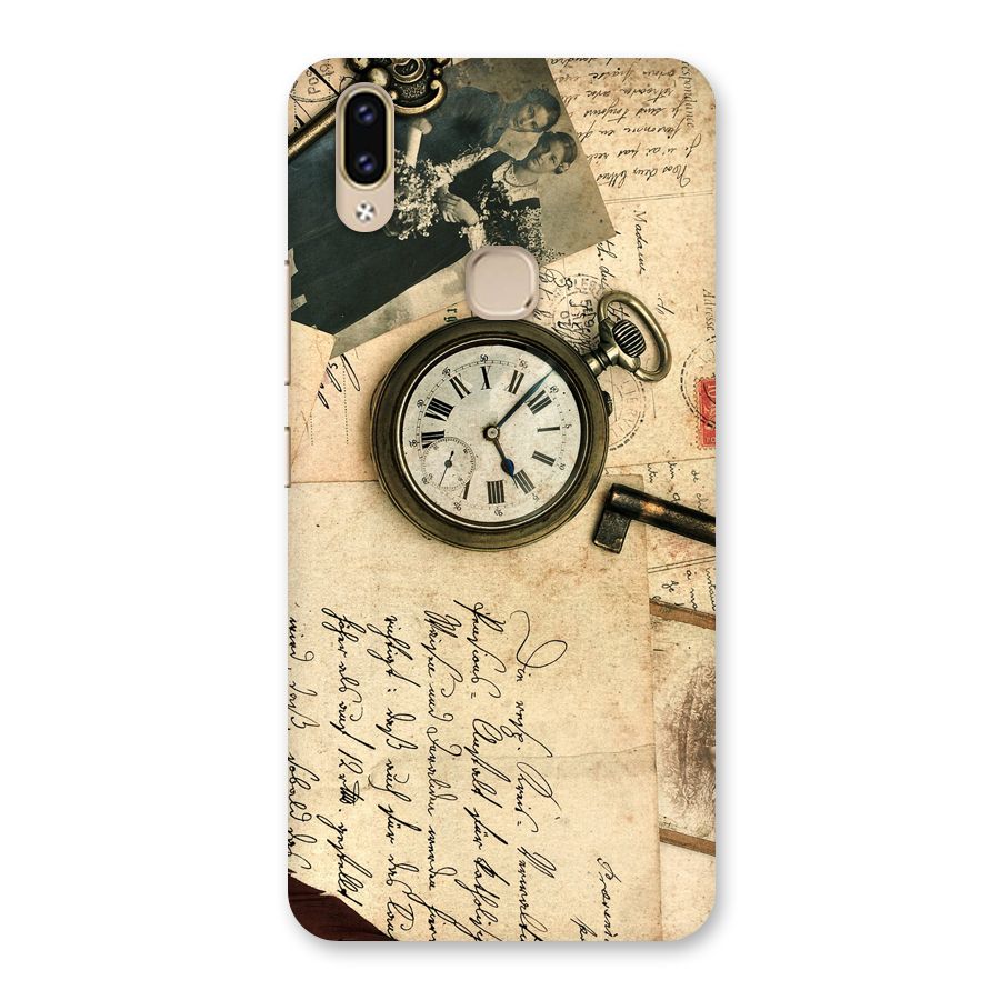 Vintage Post Cards Back Case for Vivo V9 Youth