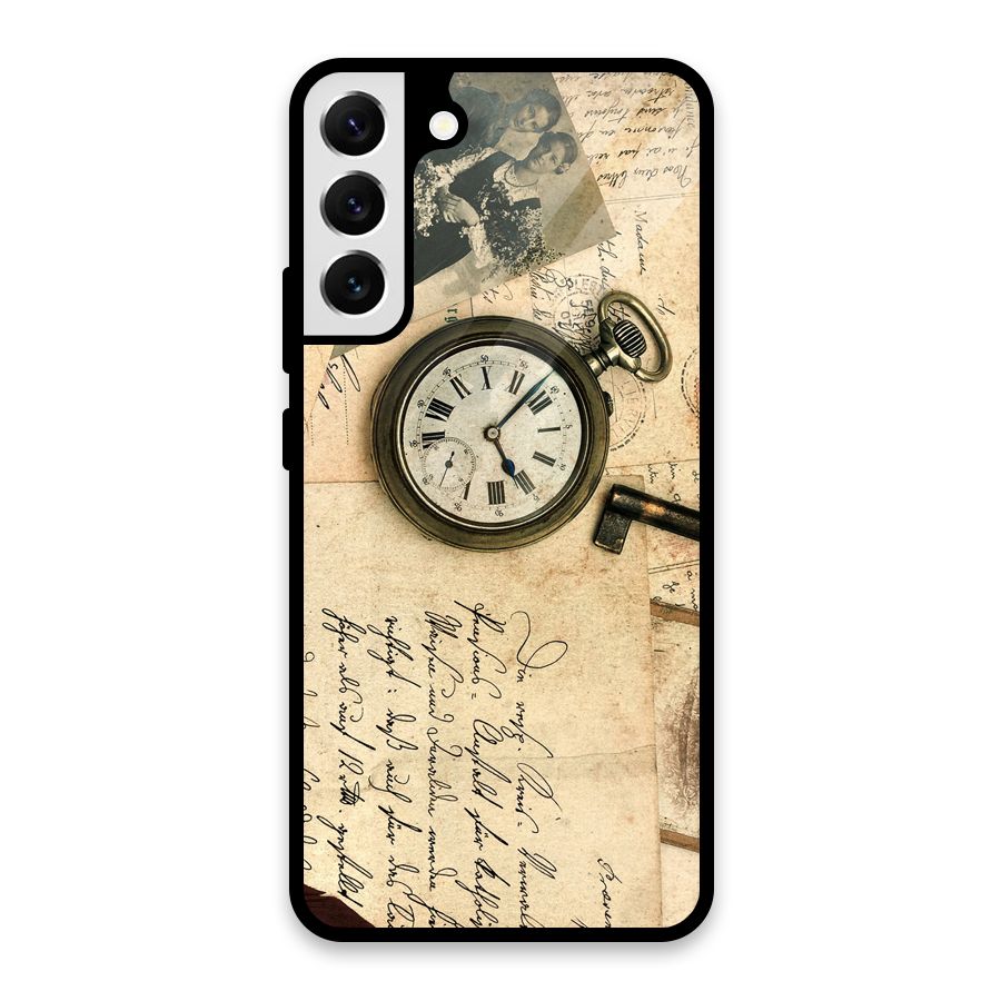 Vintage Post Cards Glass Back Case for Galaxy S22 Plus 5G
