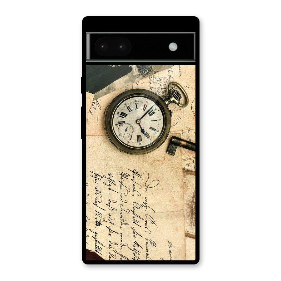 Vintage Post Cards Glass Back Case for Google Pixel 6a