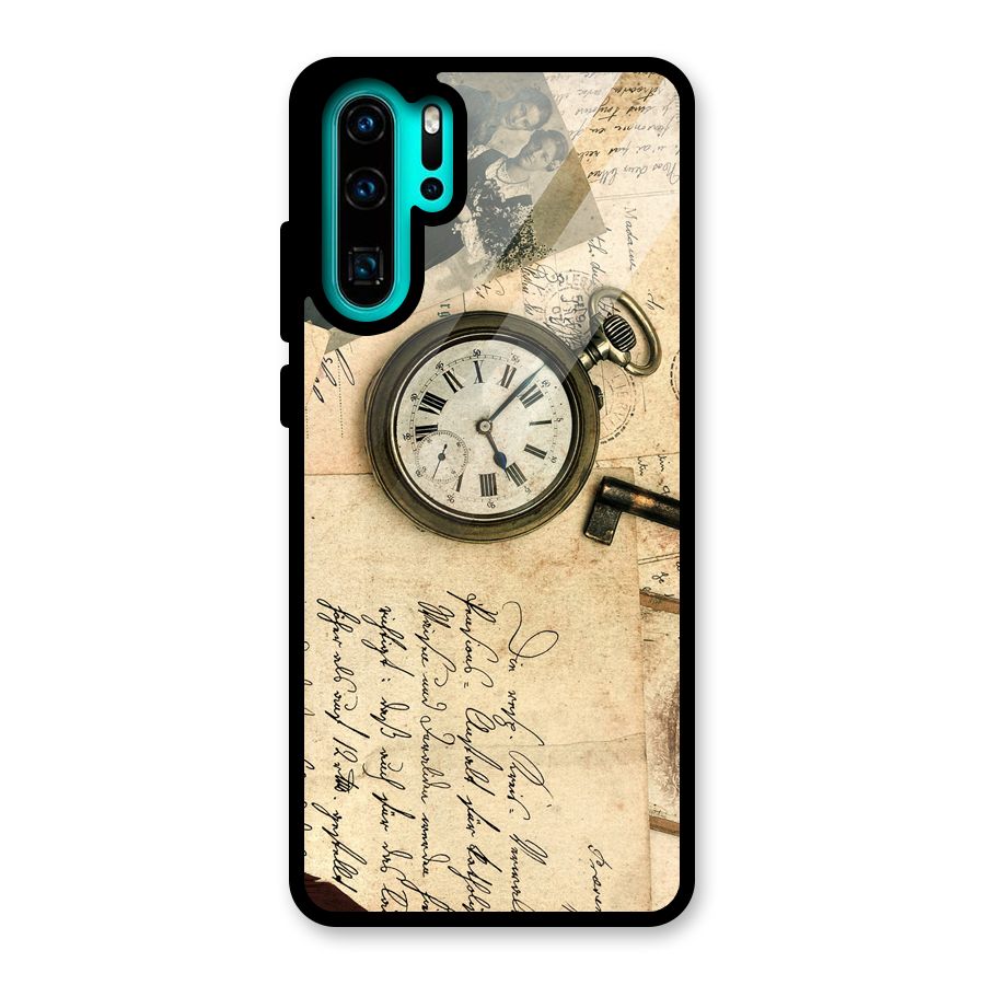 Vintage Post Cards Glass Back Case for Huawei P30 Pro