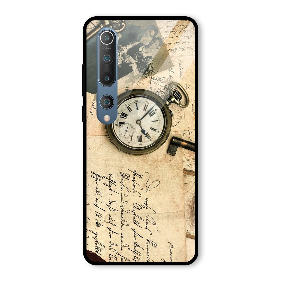 Vintage Post Cards Glass Back Case for Mi 10