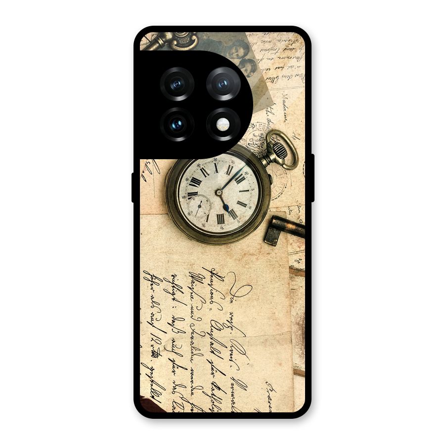 Vintage Post Cards Glass Back Case for OnePlus 11