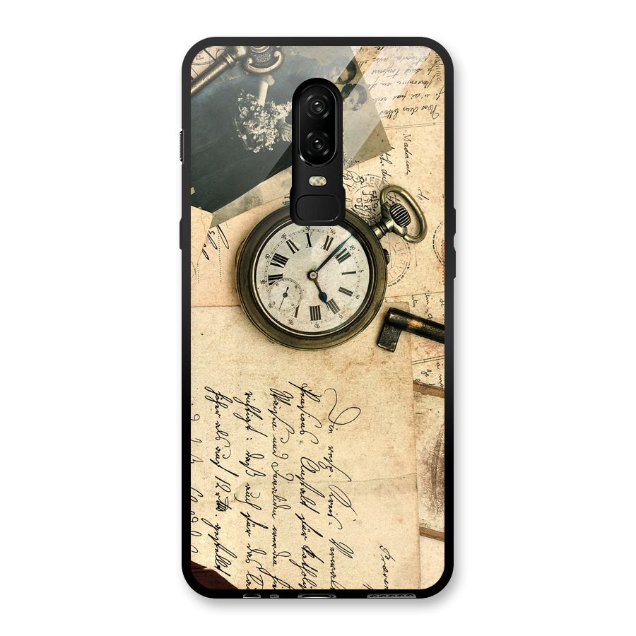 Vintage Post Cards Glass Back Case for OnePlus 6