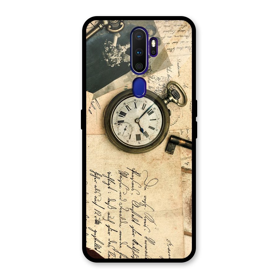 Vintage Post Cards Glass Back Case for Oppo A9 (2020)