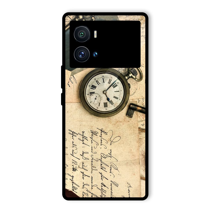 Vintage Post Cards Glass Back Case for Vivo iQOO 9 Pro