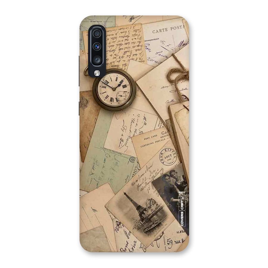 Vintage Postcards Back Case for Galaxy A70