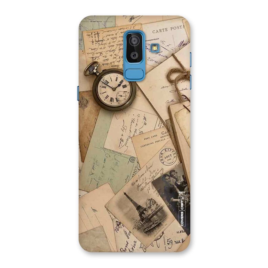 Vintage Postcards Back Case for Galaxy J8