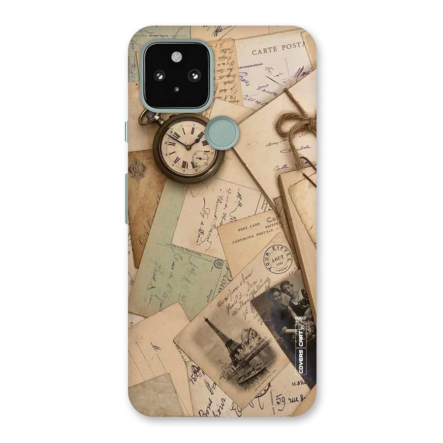 Vintage Postcards Back Case for Google Pixel 5