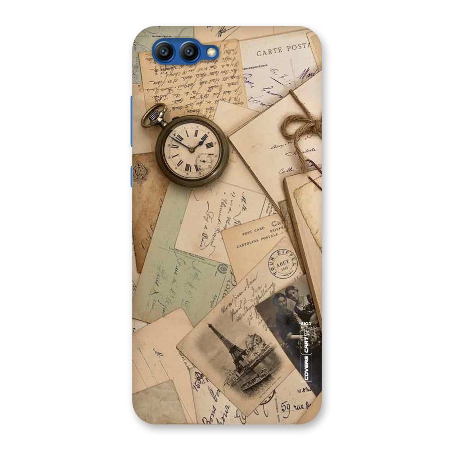 Vintage Postcards Back Case for Honor View 10