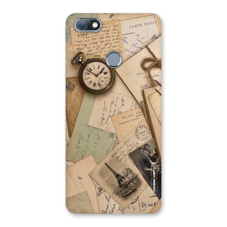 Vintage Postcards Back Case for Infinix Note 5