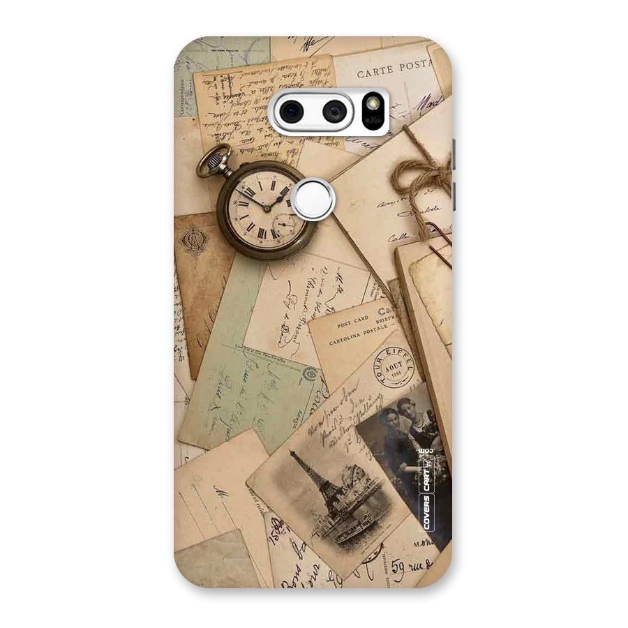 Vintage Postcards Back Case for LG V30