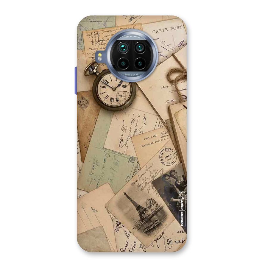 Vintage Postcards Back Case for Mi 10i