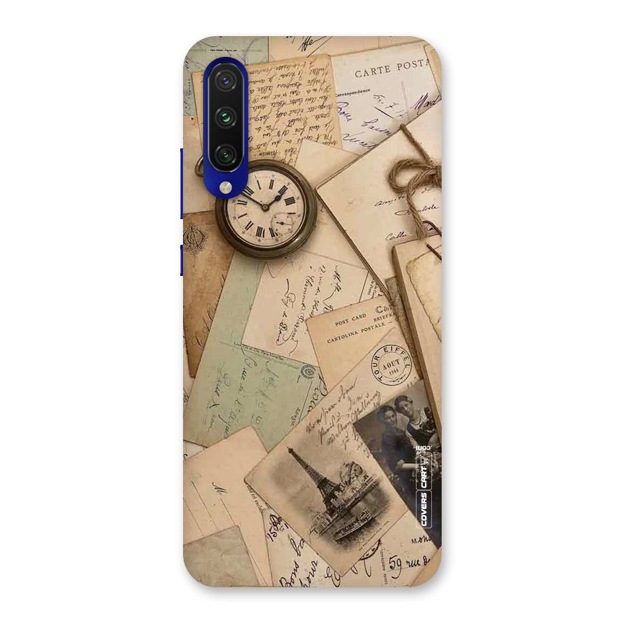 Vintage Postcards Back Case for Mi A3