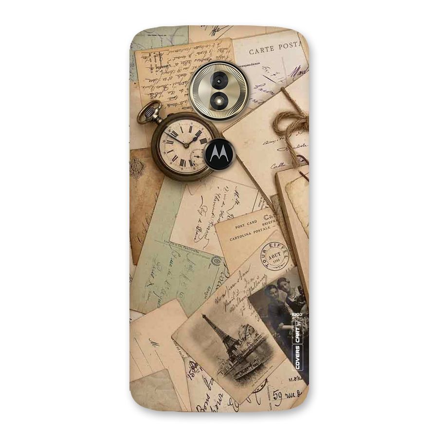 Vintage Postcards Back Case for Moto G6 Play