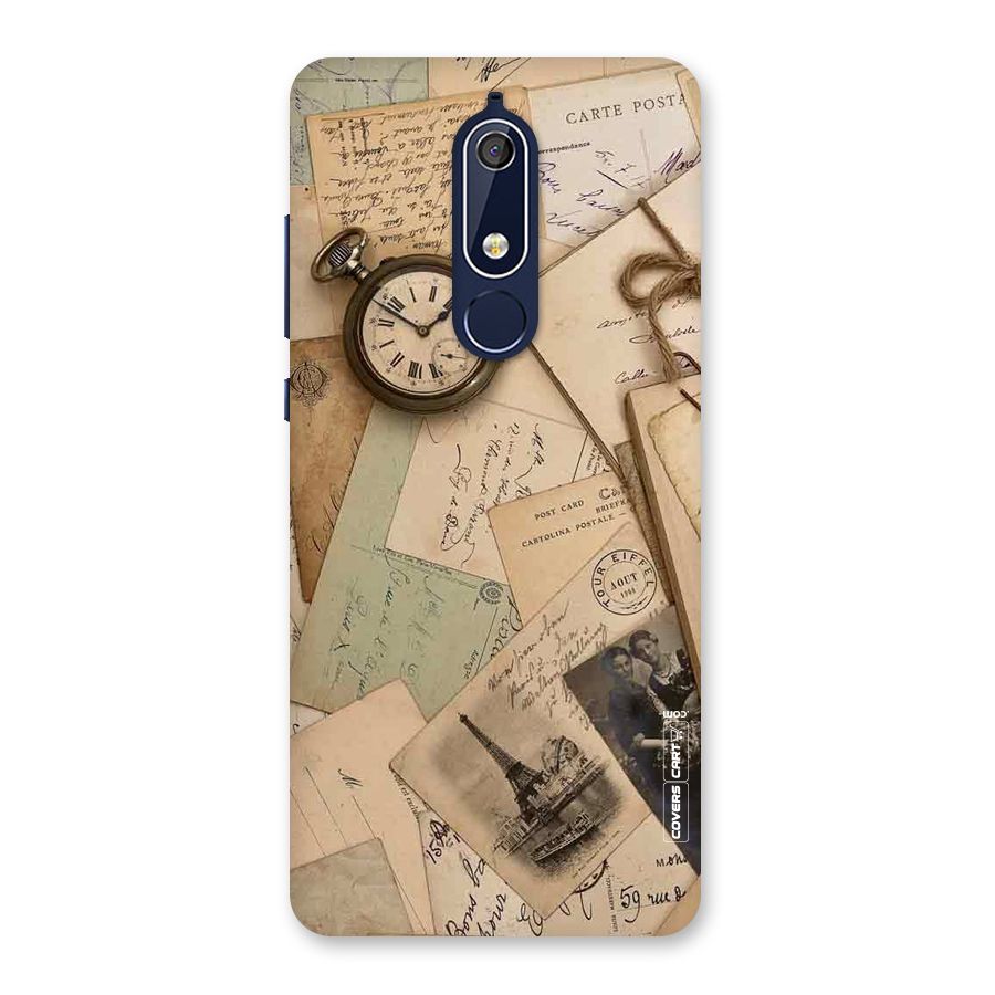 Vintage Postcards Back Case for Nokia 5.1