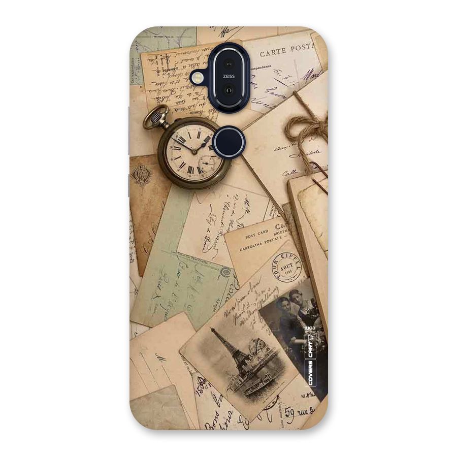 Vintage Postcards Back Case for Nokia 8.1