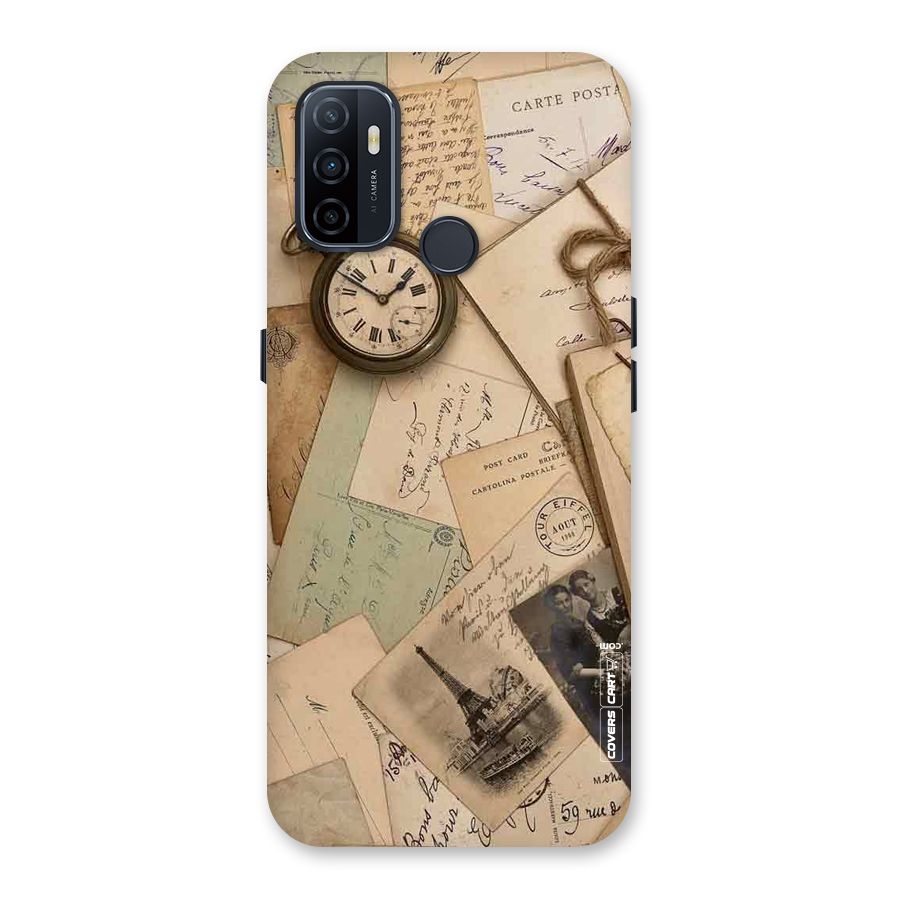 Vintage Postcards Back Case for Oppo A32