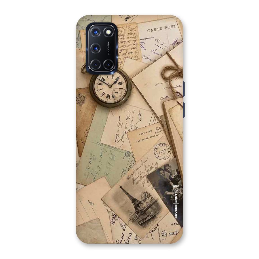 Vintage Postcards Back Case for Oppo A52