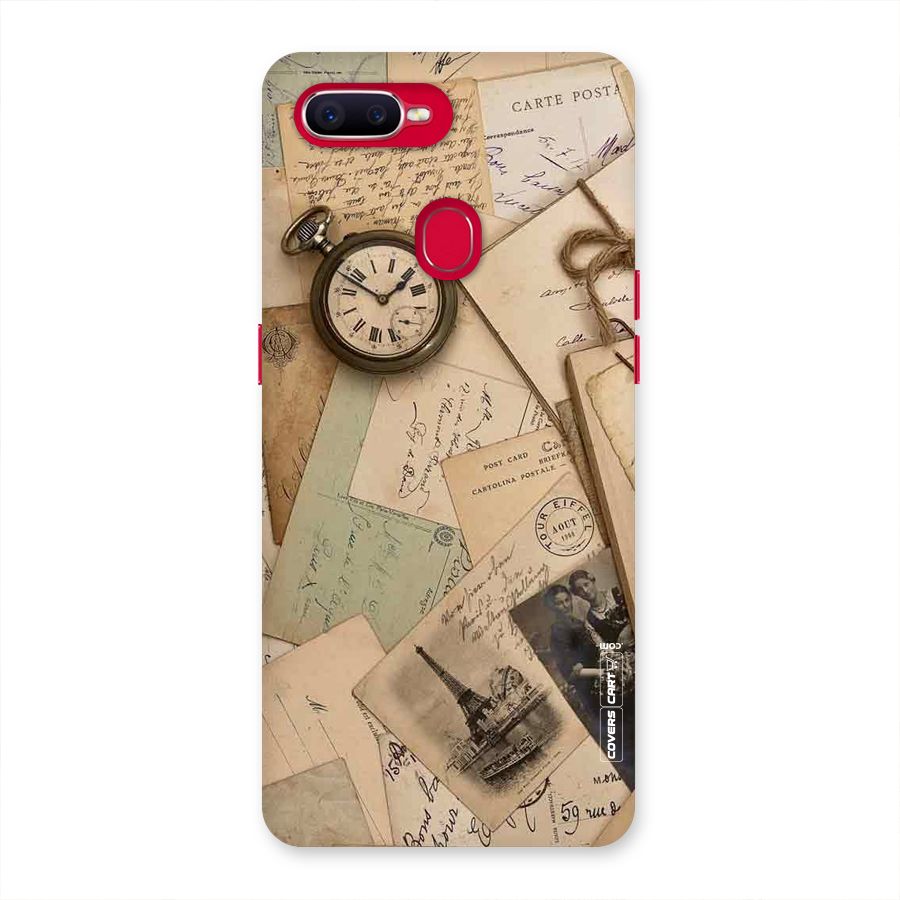 Vintage Postcards Back Case for Oppo F9 Pro