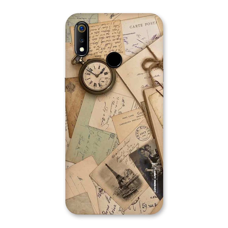 Vintage Postcards Back Case for Realme 3
