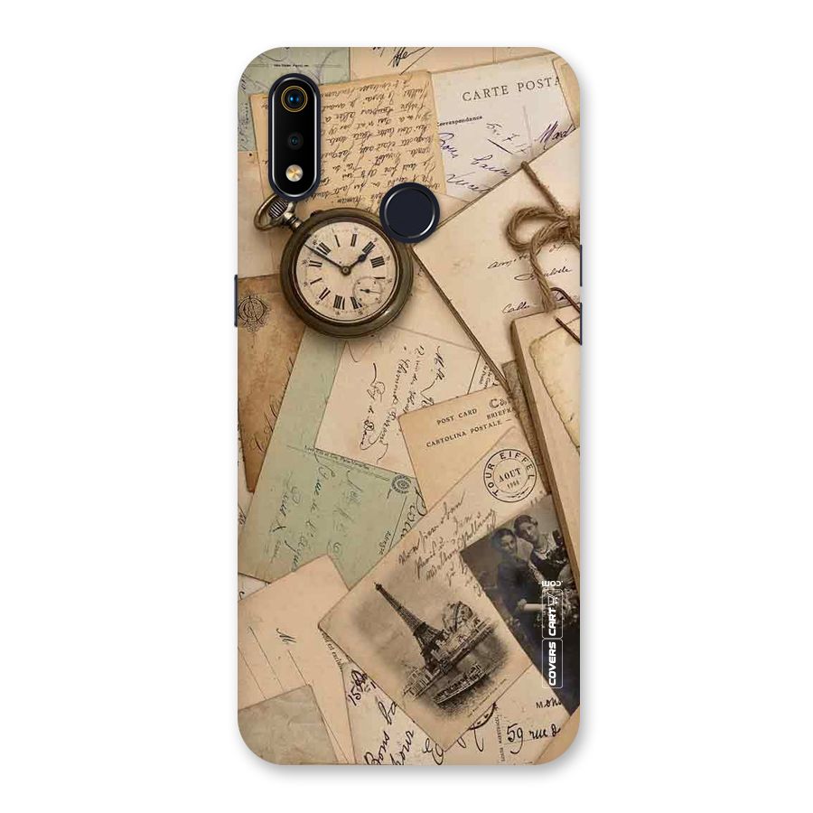 Vintage Postcards Back Case for Realme 3i