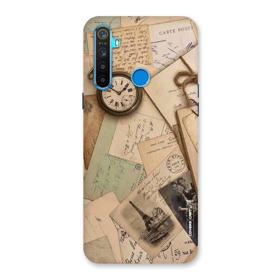 Vintage Postcards Back Case for Realme 5s