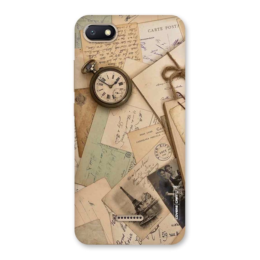 Vintage Postcards Back Case for Redmi 6A