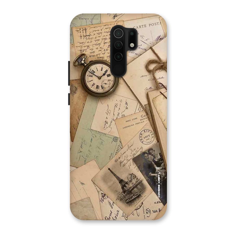 Vintage Postcards Back Case for Redmi 9 Prime