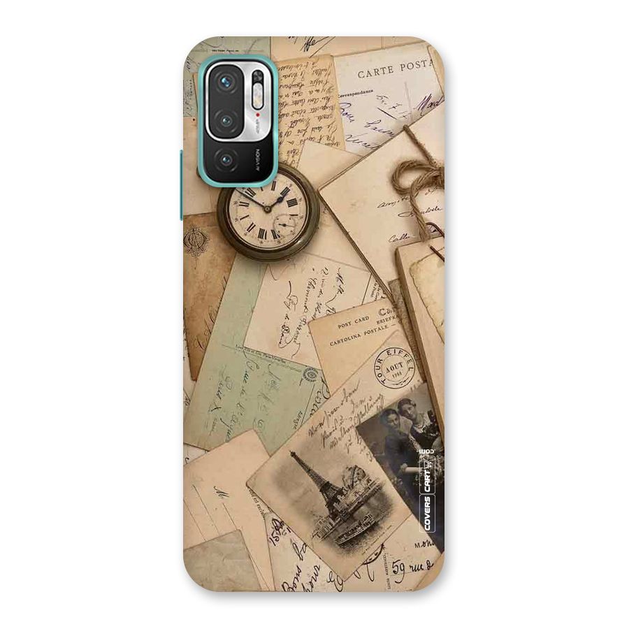 Vintage Postcards Back Case for Redmi Note 10T 5G
