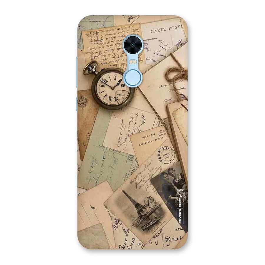 Vintage Postcards Back Case for Redmi Note 5