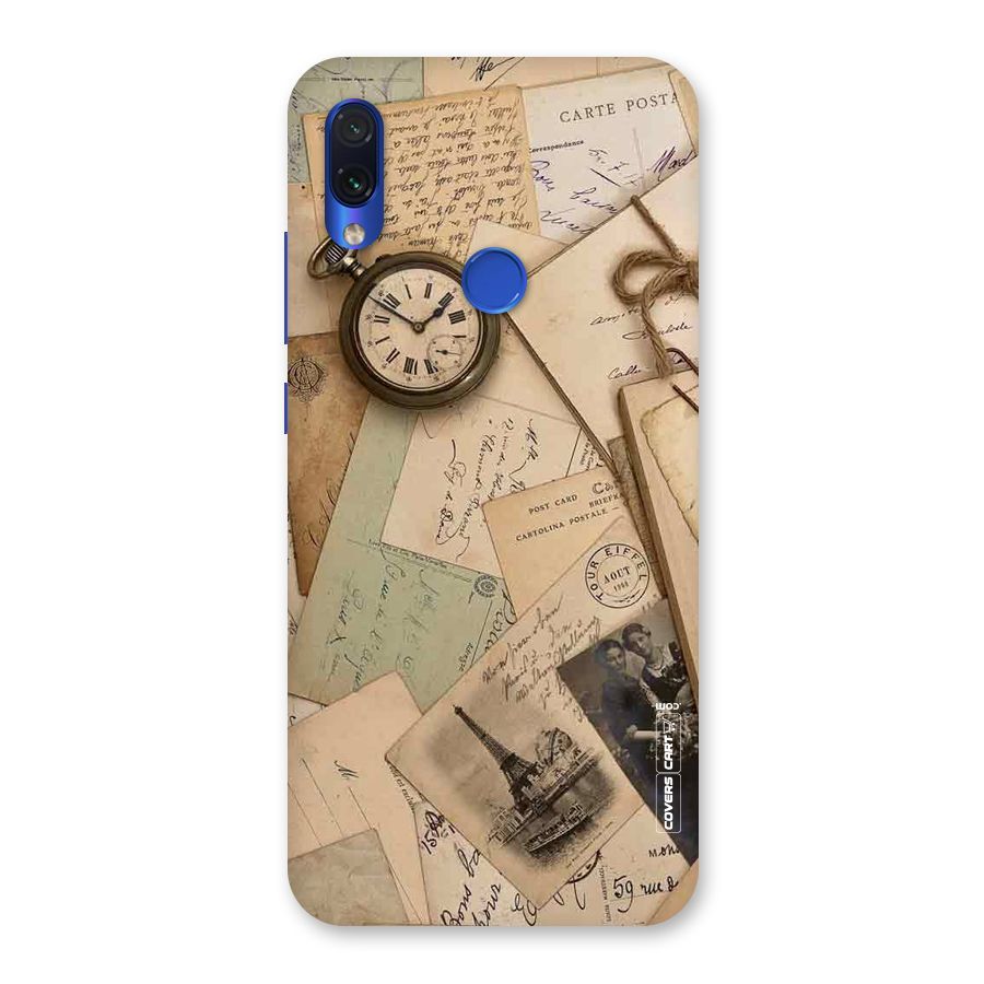 Vintage Postcards Back Case for Redmi Note 7