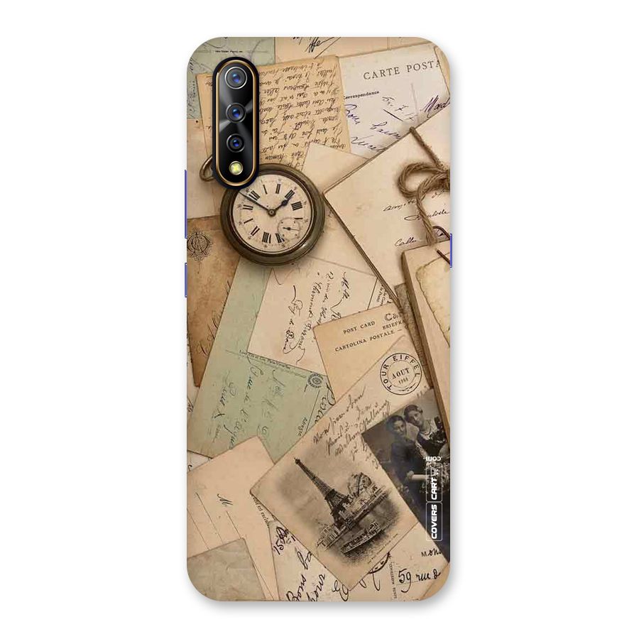 Vintage Postcards Back Case for Vivo S1