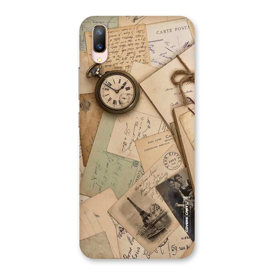 Vintage Postcards Back Case for Vivo V11 Pro