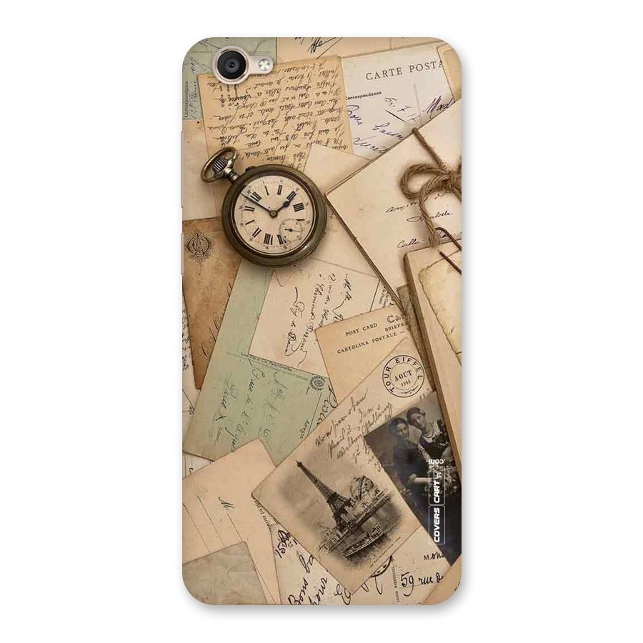 Vintage Postcards Back Case for Vivo Y55s